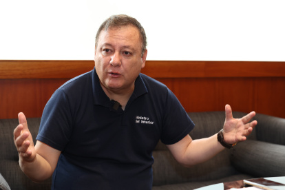 El Ministro de Interior Juan Zapata en una foto de archivo.