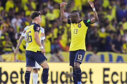 Enner Valencia le marcó a Argentina en el último duelo por las eliminatorias.