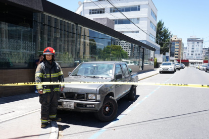 El Cuerpo de Bomberos de Quito acudió al lugar