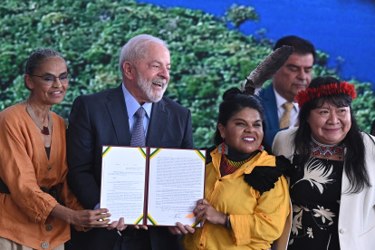 El presidente de Brasil Lual da Silva