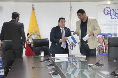 Alembert Vera, presidente del Consejo de Participación Ciudadana y Control Social (CPCCS).