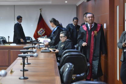 Sesión. El pleno de la Corte Nacional de Justicia se reunió este miércoles 6 de septiembre.
