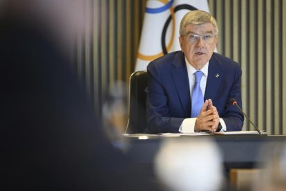 La sesión iba a estar presidida por el presidente, Thomas Bach.