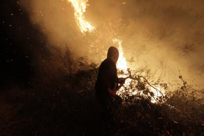 Inicio. El miércoles 6 de septiembre se desataron las llamas incontrolablemente.