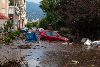 La inundación persiste con fuerza en Grecia.