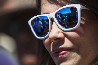 Luisa González, candidata presidencial del movimiento Revolución Ciudadana.