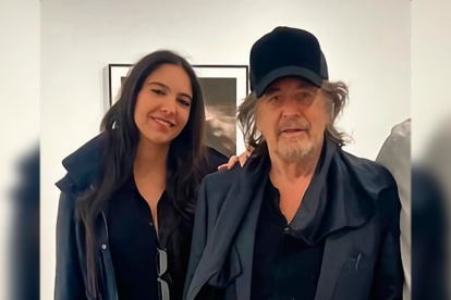 Al Pacino y Noor Alfallah, una pareja dispareja.