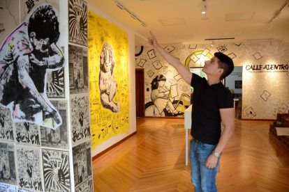 La muestra es una combinación de muralismo, ilustración, paste up, fotografía y graff .