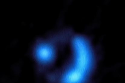 Vista de ALMA de la galaxia 9io9.