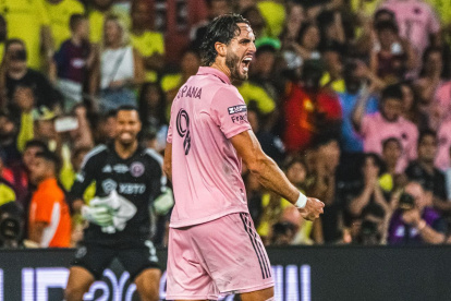 El ecuatoriano Leonardo Campana, protagonista de la última victoria del Inter Miami.