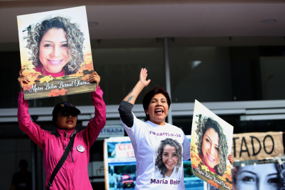 Reclamo. Elizabeth Otavalo insiste en que hay más implicados y pide se amplíe la investigación.