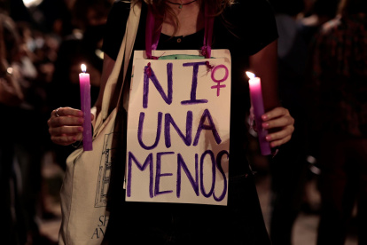 Imagen referencial de una pancarta del movimiento feminista en contra de la violencia a la mujer.