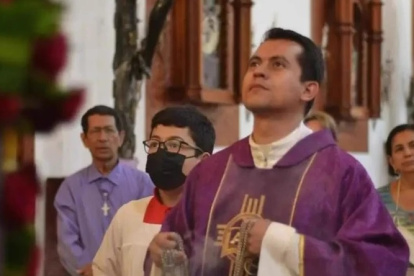 El sacerdote nicaragüense Osman José Amador Guillen fue detenido.