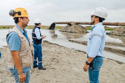 Los sedimentos extraídos del río Guayas son depositaos en en el  macrolote El Tejar, Durán.