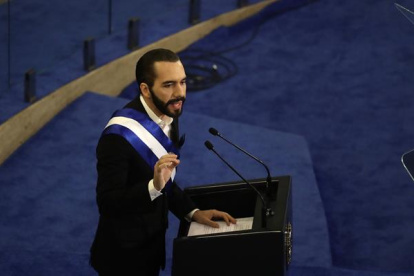 Fotografí de archivo del presidente de El Salvador, Nayib Bukele.