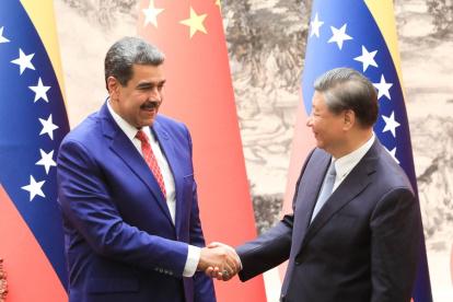 Encuentro entre Nicolás Maduro y el presidente de China, Xi Jimping, en Pekín durante visita oficial a China
