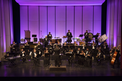 La Banda Sinfónica Metropolitana contó con la dirección del maestro Benito Tayupanda.