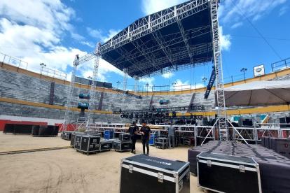 Recital. La agrupación ha usado hasta 10 toneladas de amplificadores.