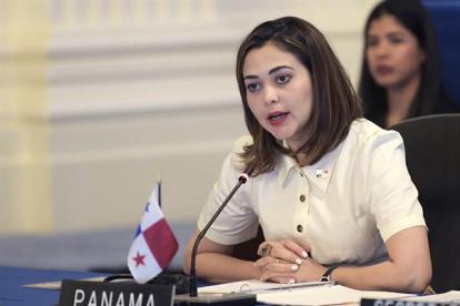 La canciller panameña, Janaina Tewaney,en una fotografía de archivo.