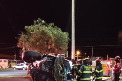 Movilidad. Los bomberos atendieron ayer a cuatro personas heridas.