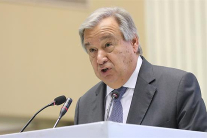 El secretario general de la ONU, António Guterres, en una fotografía de archivo.