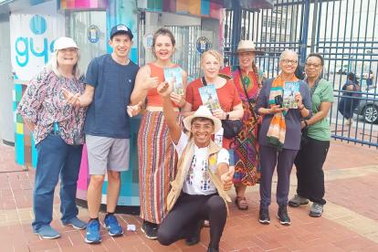 Malecón. La estación de guía turística estaba en el Malecón 2000.
