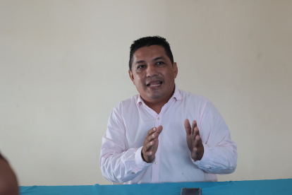 JORGE MORA, PRESIDENTE DE COMERCIANTES INFORMALES... FD MIGUEL CANALES  ..13-09-2023