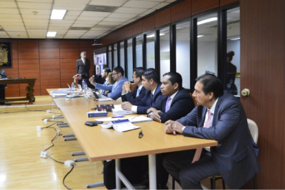 El pasado 11 de septiembre se trató de instalar la audiencia preparatoria para dos vocales de la Judicatura.