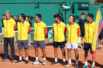 Ecuador en la serie que ganó 1-3 el fin de semana ante Mónaco.