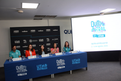 En la presentación del Quito Trail se dieron detalles del evento que se realizará en agosto de 2024.