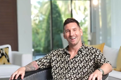 Messi habló desde su casa en Miami.
