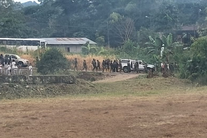 Las operaciones contra la minería ilegal se desarrollaron en las provincias de Napo y Orellana.