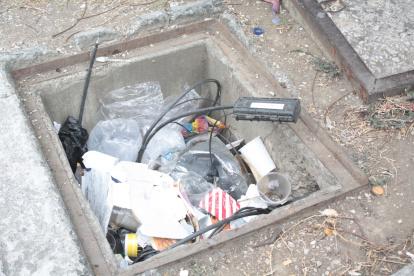 Escenas similares se registran en diferentes sectores de la ciudad.