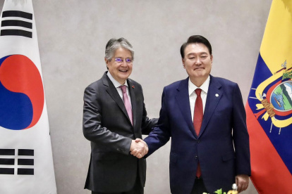 Acuerdo. Lasso informó que además se habló de seguridad.