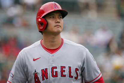 Shohei Ohtani milita en los Angels. Se recupera de una lesión  en el codo.