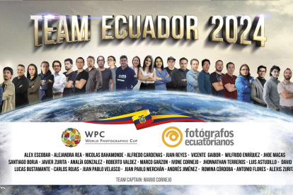 En la imagen, la presentación por parte de la Asociación de Fotógrafos Ecuatorianos de los seleccionados a este certamen internacional.