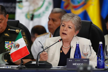 Alicia Bárcena, secretaria de Relaciones Exteriores de México.