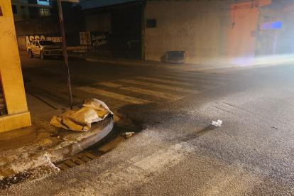 Hallazgo. Los restos de la víctima fueron encontrados dentro de un saco.