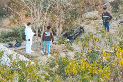 Sitio. El cuerpo fue hallado a un costado de un paso vehicular abandonado.