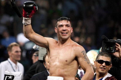 El boxeador de 48 años, Sergio "Maravilla" Martínez iba por título medio de la IBO.