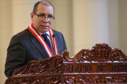 Autoridad. El presidente del PJ justifica el alza de presupuesto.