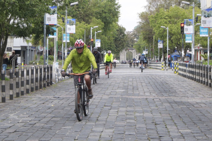 Alternativa. El uso de la bicicleta es uno de los modos sostenibles que se plantea en la ciudad