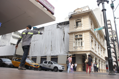 Centro. Una casa de más de 100 años se derrumbó parcialmente y tiene el 86% de riesgo.