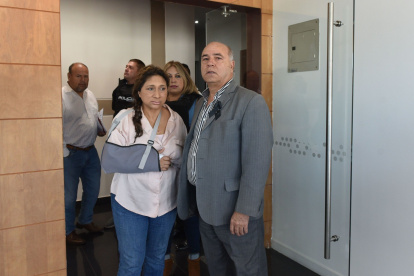 Diligencia. Galo Robalino, familiar de Villavicencio, fue citado para que amplíe su versión en el caso.