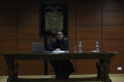 Diligencia. El juez Walter Macías espera instalar la audiencia a las 08:30 del miércoles.