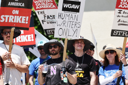 Huelga de escritores de Hollywood.