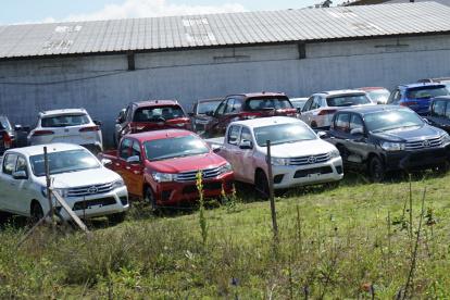 De este patio se cometió el robo en marzo pasado, pasadas las 22:00