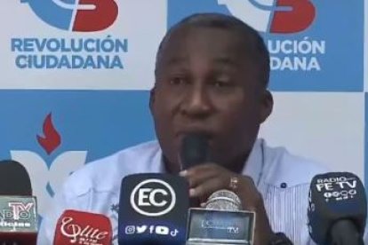 Pedido. Roberto Cuero denunció posibles ataques que perjudicaría la candidatura de Luisa González