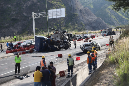 El siniestro ocurrió el pasado mes de mayo, en la Panamericana Norte, cerca del puente de Guayllabamba.