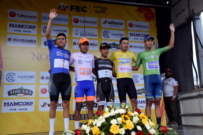 Huera terminó en primer lugar en esta etapa.